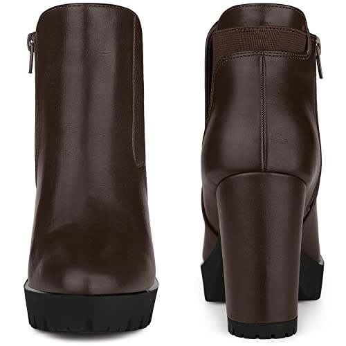 Perphy Platform Chunky High Heels Chelsea Boots for Women2