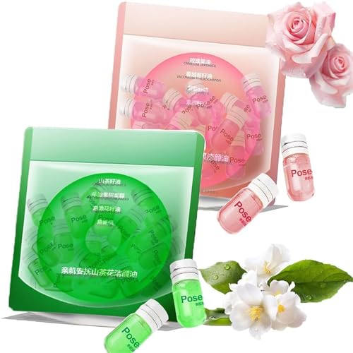 Pigdun Óleo removedor de maquiagem Cisto, óleo de limpeza Cisto Mini, 20 unidades embaladas individu