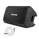 VALETON 10 inch 2-way FRFR 1300-Watt Active Speaker for Guitar, Bass, Multi FX and Amp Modelers with Coiled Guitar Cable