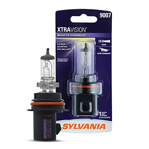SYLVANIA - 9007 XtraVision - High Performance Halogen Headlight Bulb, High Beam, Low Beam and Fog Replacement Bulb (Contains 1 Bulb)