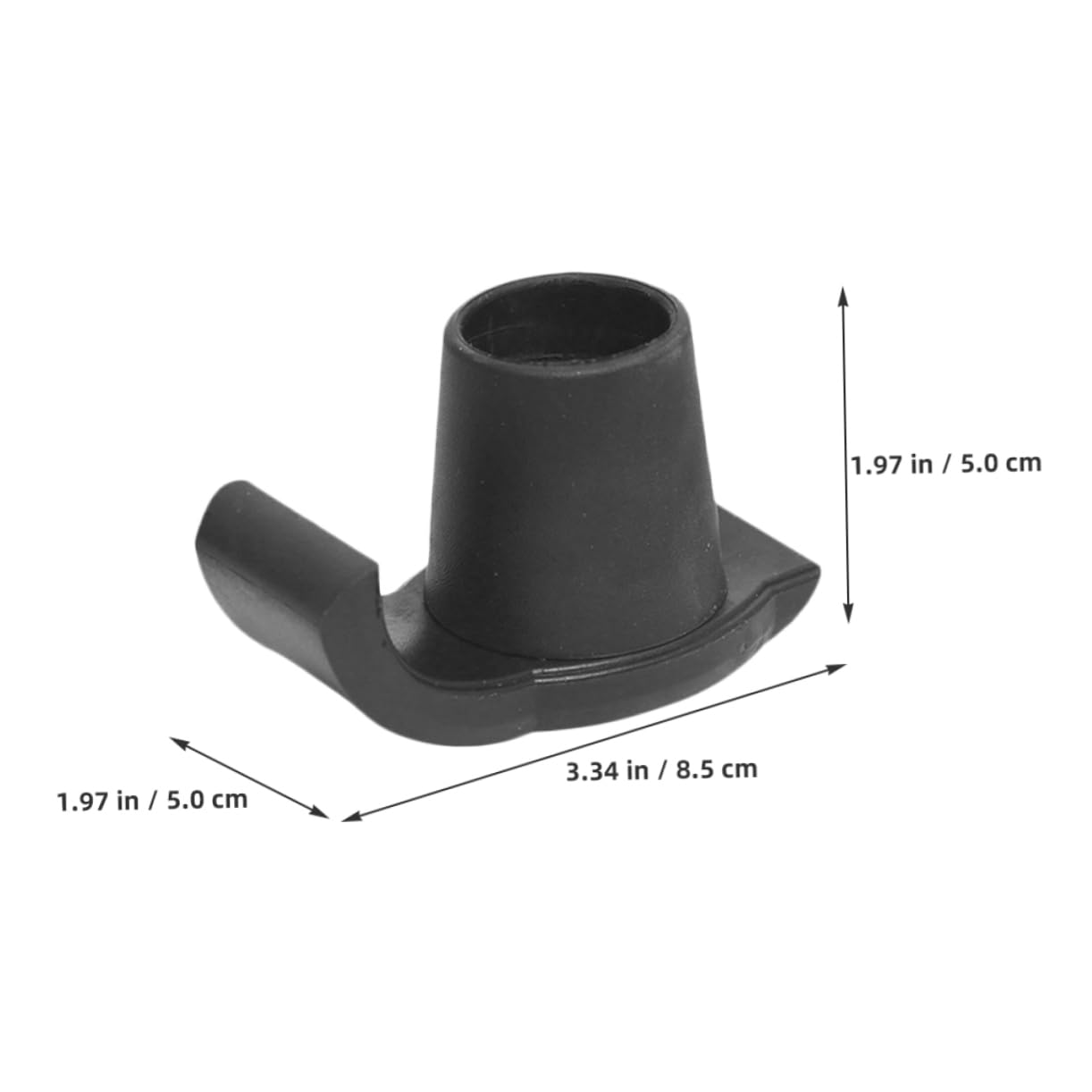 Happyyami Foot Pad Accessories Walker Skis Glides 4pcs Walker Tips Anti-wear Material