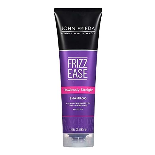 John Frieda Frizz Ease Flawlessly Straight Shampoo, Keratin Infused Shampoo, for Instantly Easy Straight Styling, 8.45 Ounces