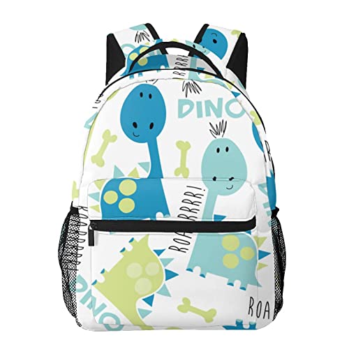 Sac à dos rustique et décontracté imprimé dinosaure pour le camping - 6