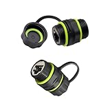 Danfetsoy RJ45 Panel Mount Coupler IP68 Waterproof, RJ45 Connector Waterproof Shielded Suitable CAT6/5E/5 for Outdoor Cameras, Electronic Equipmer, Nautical Aeronautical, etc (2 Pack)