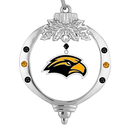 University Southern Mississippi Christmas Ornament