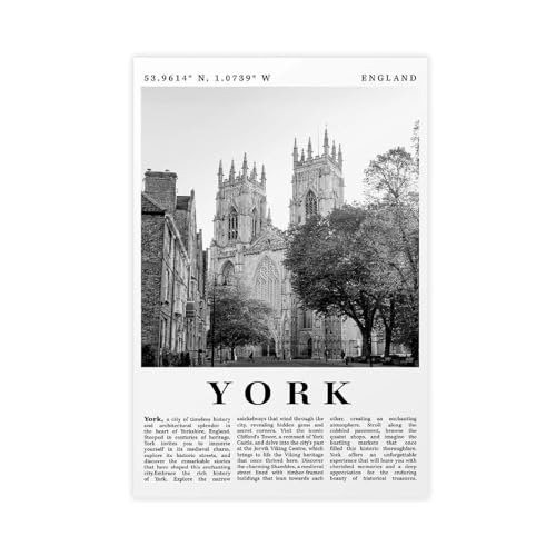 Toile decoration murale salon York Angleterre pour une ambiance britannique
