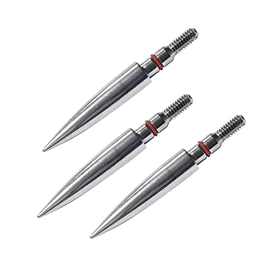 Image of 100 /125 /150 /200 /300 Grains Archery Field Points Practice Field Tips, Archery Target Practice Hunting Arrow Tip for Recurve, Compound Bow Crossbow, Stainless Steel Screw in Broadheads