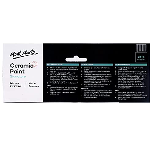 Mont Marte Ceramic Liquid Paint 6pce x 20ml by Mont Marte - Image 2