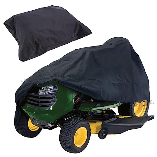 DASNTERED Housse pour tondeuse à gazon, protection UV, tracteur de pelouse universel, tracteur à gazon, tracteur de pelouse, tissu Oxford 210D, housse de protection UV imperméable, jardin extérieur