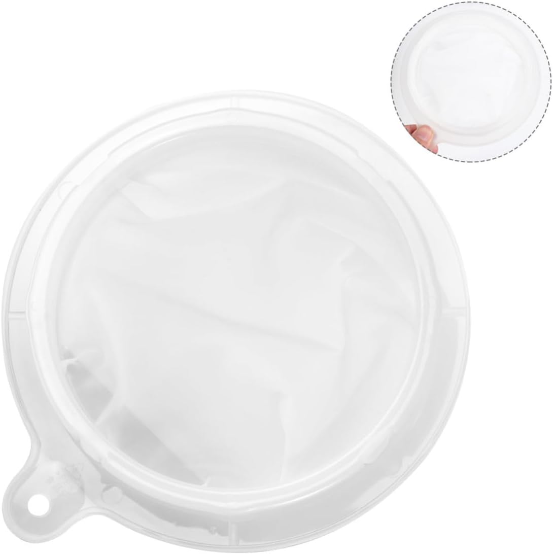 Food Filter Screen 100 Mesh White Mesh Funnel Insert for Juice