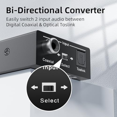 Convertisseur audio numérique LUKFOCAB coaxial optique bidirectionnel - 5