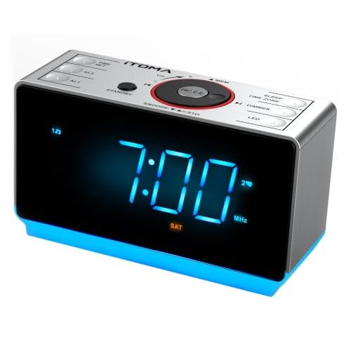 Bluetooth Clock Radio with Dual Alarms product image