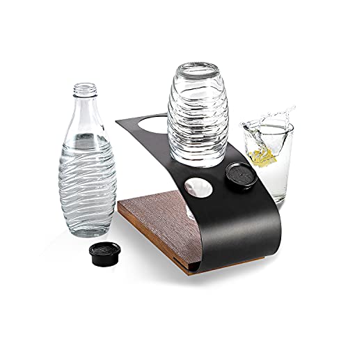 Meisoo® Flaschenhalter passend für SodaStream - 2er Abtropfhalter -...