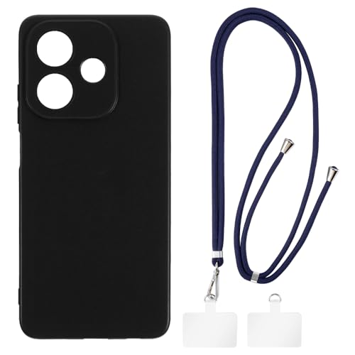 Shantime �P�[�X�ƃN���X�{�f�B�X�g���b�v�Z�b�g OPPO A3X 5G India CPH2681 �Ƃ̌݊������� �g�уJ�o�[�Ƌ����o�b�N���t�������\�l�b�N�X�g���b�v�����2���̃p�b�`�t��(�u���b�N + �u���[)
