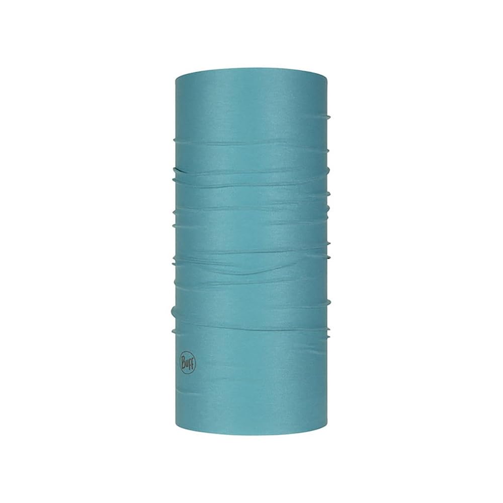 Buff Unisex Solid CoolNet UV+ Tubular Bandana - Blue