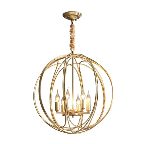 Lustre en cristal LED moderne et plafonnier anneau dore pour cuisine et chevet