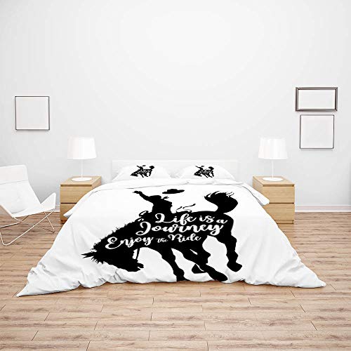 Parure de lit légère microfibre CHEHONG housse de couette Cowboy