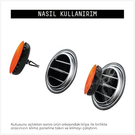 VAVANA Spin Araba Klima Kokusu - Vanilya Karamel Aromalı Oto Kokusu | BPA & Sıvı İçermez | 90 Gün Etkili Araç Kokusu (HOPEFUL) - Görsel 3