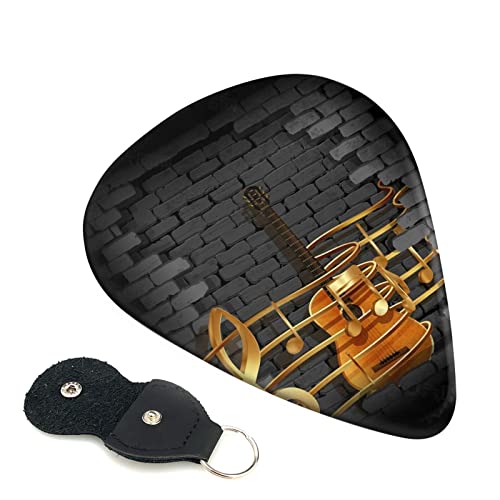 Note Guitar Lot de 6 médiators pour guitare acoustique, guitare électrique, basse, ukulélé – fin, moyen et épais. - Les Beatles, Paul McCartney, John Lennon, RIngo Starr, George Harrison Note Guitar Lot de 6 médiators pour guitare acoustique, guitare électrique, basse, ukulélé – fin, moyen et épais.