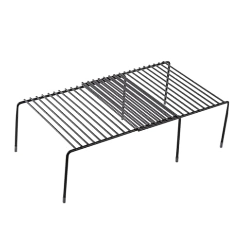 Étagère cuisine extensible SHINEOFI en fer noir pour comptoir
