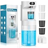 Automatic Mouthwash Dispenser for Bathroom,20.29 oz Touchless Electric Mouth Wash Dispensers Bathroom Accessories Set with 4 Magnetic Cups,4 Modes Wall Mounted Mouth Wash Dispenser for Home & Kids