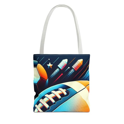 JULA MANSA/Sporty Graphic Tote Bag, Gym Bag, Sports Fan Gift, Stylish, Fun Weekend Tote, Summer Outings, Eco-Friendly Fashion