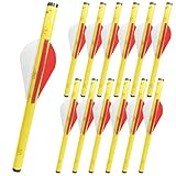 LEANPRO 12-Pack Shrink Fletch with 2 Inch Vanes, Stretch Arrow Wraps Universal Fit for Arrows and Bolts, DIY Archery Fletching Tool