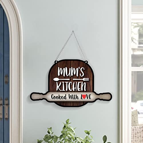 Image of 100yellow Mum's Kitchen Wall /Door Hanging | Multicolor| 7x11 Inches