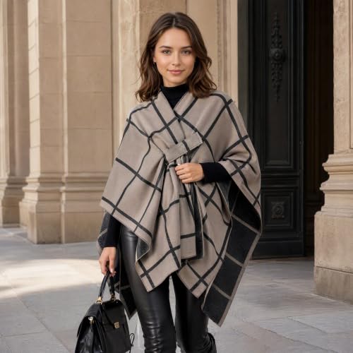 Recopilación de Ponchos y capas para Mujer - los más vendidos. 17 Imagen adicional
