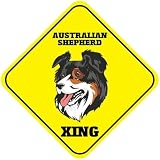 Panneau de croisement en aluminium Berger australien Xing Cross Diamond Street Signal
