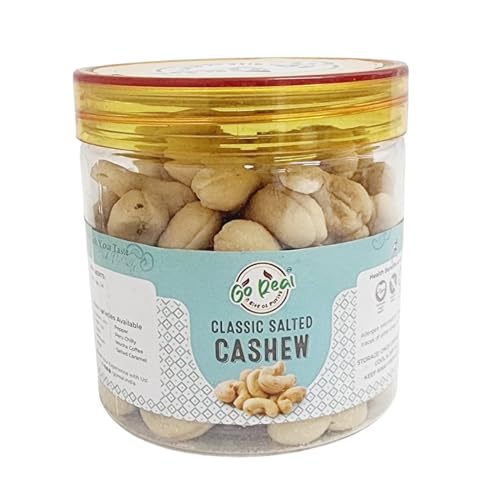 Go Real 100% Natural Salted and Roasted Cashew Nuts Whole Kaju 180g Crunchy Healthy Dry Fruits Snacks (B0C14QBD36) Amazon Price History, Amazon Price Tracker
