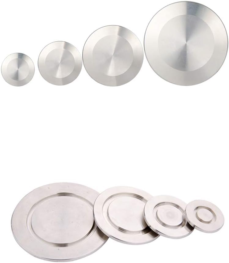 AVCRAY KF10 Blank Flange,Blind Flange Cap, Vacuum Fitting, 304 Stainless Steel Stopper (KF10)