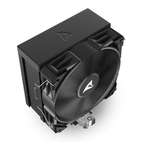 Sharkoon A50 Black refrigeración CPU silenciosa con diseño compacto 7