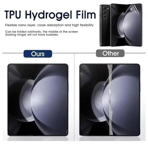 Image of TechTrendz Screen Guard for Samsung Galaxy Z Fold 7 Screen Protector Flexible Soft Protective Film Full Coverage, Bubble-Free Case Friendly Screen Protector for Galaxy Z Fold 7 - Matte