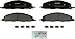 BOSCH BP1400 QuietCast Premium Semi-Metallic Disc Brake Pad Set - Compatible With Select Dodge Ram 2500, Ram 3500; Ram 2500 Pickup, 3500 Pickup; REAR