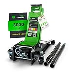 3 Ton Improved Low Profile Hydraulic Trolley Jack | Double Piston Stroke 75-500mm | Load Capacity up to 3000kg | Heavy Duty Car Jack for Cars & SUVs - 2026 year model