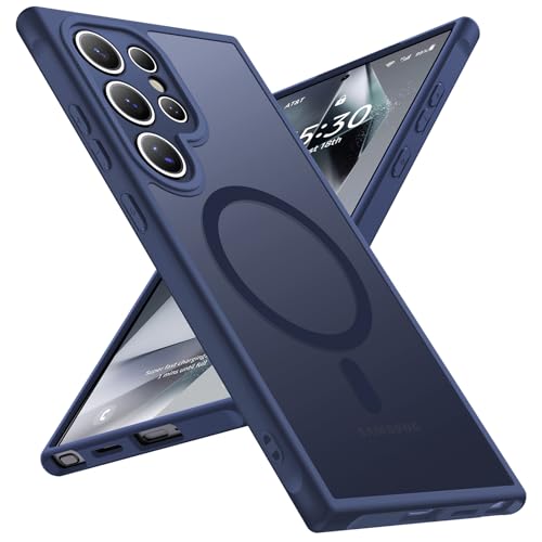 �yMagSafe�Ή��E�ČR�K�i�zHolidi Galaxy S24 Ultra �P�[�X MagSafe �}�b�g�� �}�O�l�b�g���� �ČRMIL�K�i �S�ʕی� ���C�����X�[�d ���ςȂ� ��d�\�� �M�����N�V�[s24 ultra �P�[�X Magsimpl-Ser
