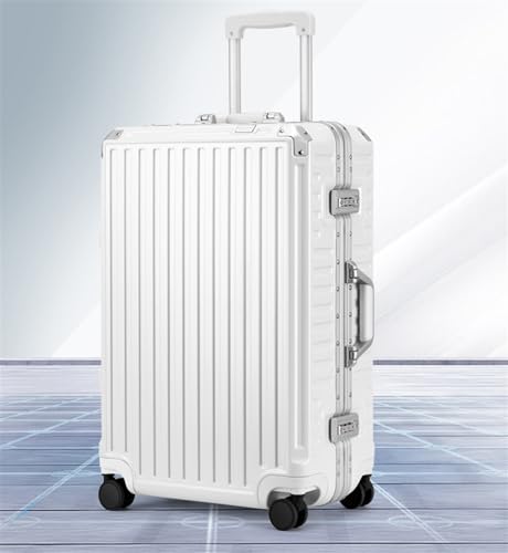 Suitcase Luggage Hard Shell Checked Luggage with Aluminum Frame,No Zipper Suitcase with Spinner Wheels Suitcase with Wheels2