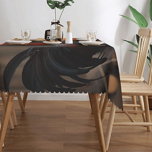 Nappe rectangulaire de qualité supérieure résistante aux taches pour dîner - 4