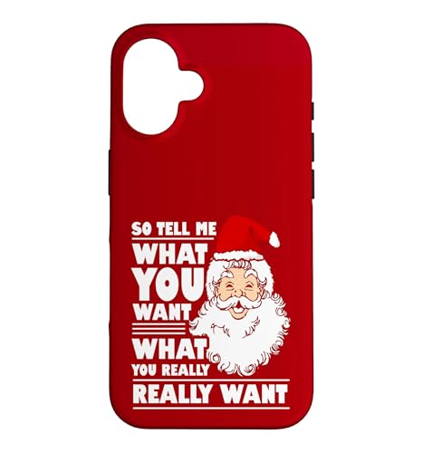 Santa Claus Tell Me What You Want �ʔ����N���X�}�X �X�}�z�P�[�X iPhone 16 �p