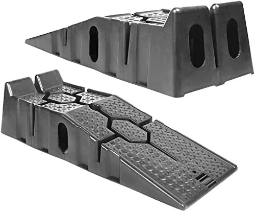 Par de Rampas de plastico para levantar coche, capacidad 2.5 toneladas (2500kg)