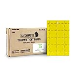 Catchmaster Yellow Sticky Trap 72PK, Adhesive Outdoor Mosquito Trap, Protect Live Plants Indoor, Gna