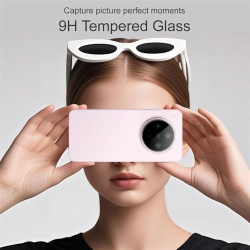Image of 4youquality Back Camera Lens Protector for Vivo Y500 Pro (1 Pack) | 9H Tempered Glass Camera Guard | Military-Grade Protection | Ultra Clear HD | Bubble-Free Easy Installation | Case Friendly Design