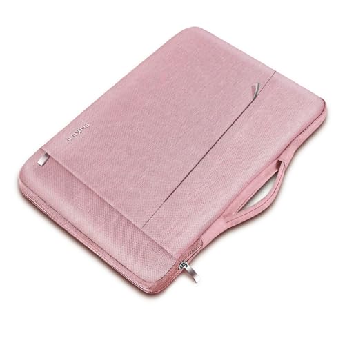 Ferkurn Chromebook Case 11 11.6 12 Inch Laptop Sleeve Case for Microsoft Surface Pro 11 10 9 Laptop Go 12.4 Samsung Chromebook 4 iPad Pro 12.9 Acer Spin 311 ASUS Vivobook HP Stream Lenovo Pink
