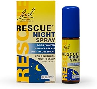 Nelsons Rescue Remedy Night Spray, Flower Essences, For a Natural Night's Sleep, Ideal To Be Ready For the Day Ahead, Easy To Use Format 1 Spray Bottle x 20 ml