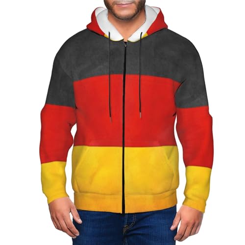 Sweat à capuche drapeau Allemagne homme pull décontracté d'automne et hiver