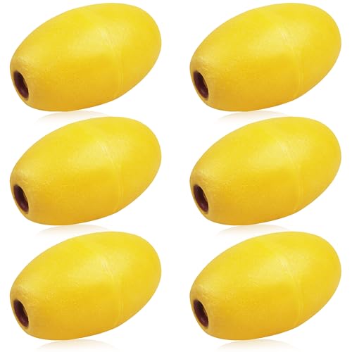 FUSIGO Rope Floats Marine,6pcs Crab Trap Floats Buoy Float Fishing Marker Buoy Plastic Water Buoy for Boats Pool Kayak Crabbing Dock Ski Anchor 3.58 x 5.31