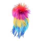 Punk Rock Star Mullet Wig Unisex Lady Men Fancy Dress Holiday 1980s 90s Music Band Costume Spike Wig...