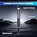 LEDKINGDOMUS Rear Complete Strut Load Shocks and Coil Spring Assembly Compatible with 2009-2014 F150 4WD,2010-2012 F150 F150 AWD