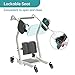 ELENKER Stand Assist Lift - Sit to Stand Lift Patient Transport Unit for Elderly - Patient Lift for Home Care Use- 400 Pound Weight Capacity. Widest Size is 25 inches
